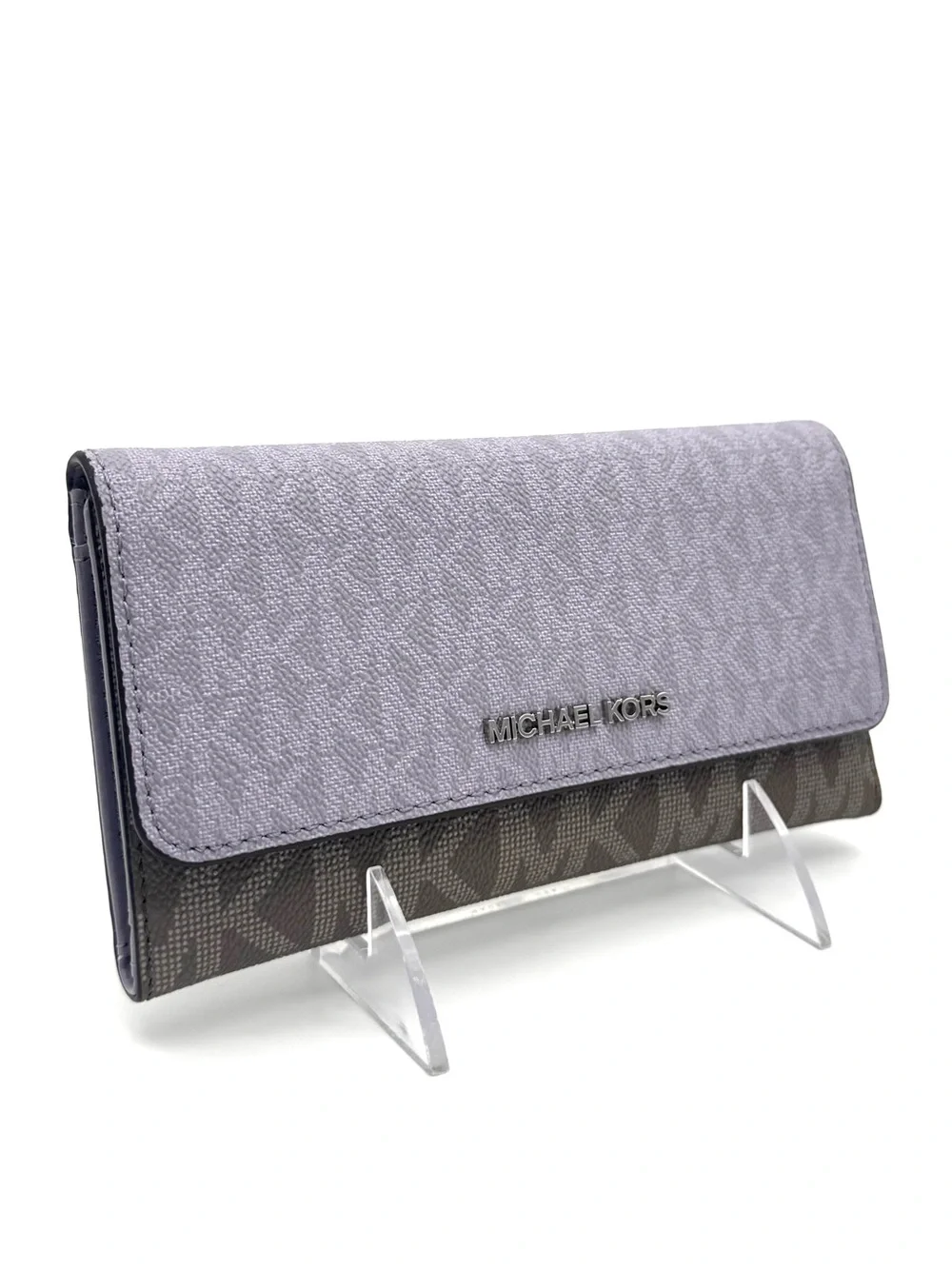 Michael Kors Large Jet Set Travel Trifold Wallet - Lilac